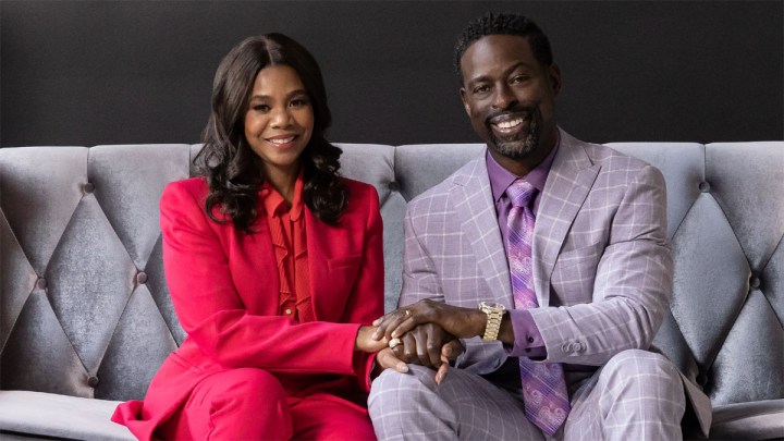 Regina Hall and Sterling K. Brown in Honk for Jesus. Save Your Soul.