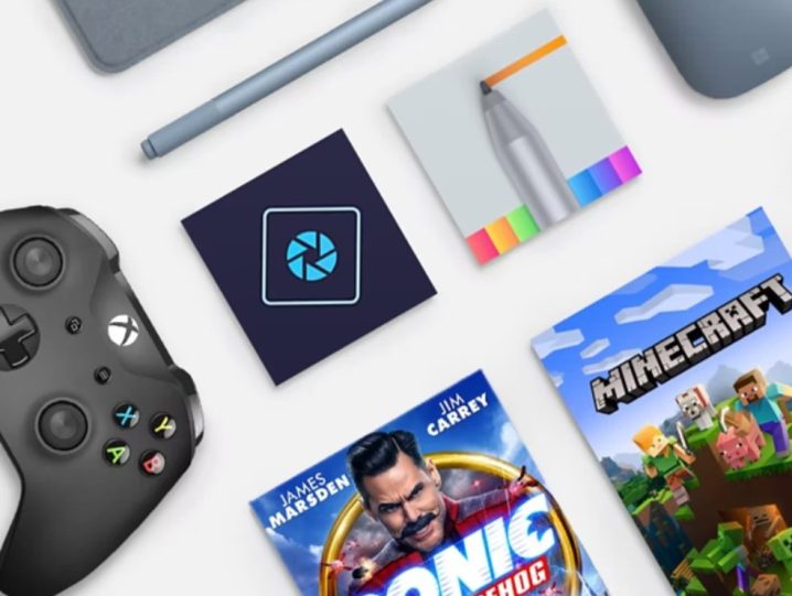 Examples of things you can buy with a Microsoft Store gift card.