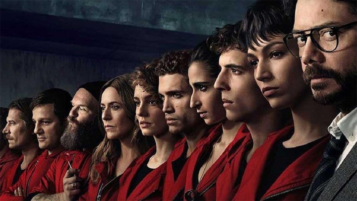 The cast of Money Heist.