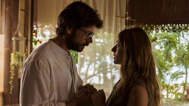 Álvaro Morte and Itziar Ituño in Money Heist.