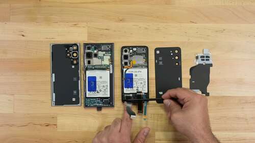 Samsung Galaxy S23 Ultra and Galaxy S23 Teardown