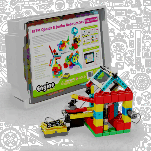 Engino STEM Qboidz & Junior Robotics Set