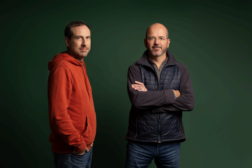 Alexis Noetinger (right) next to Murena founder Gaël Duval