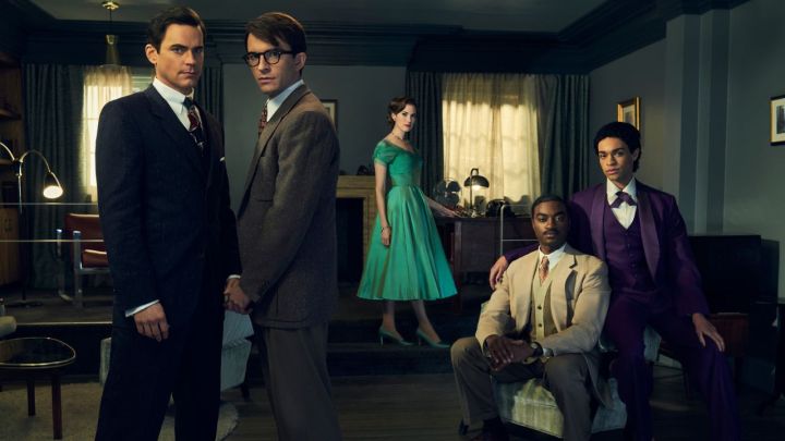 Matt Bomer, Jonathan Bailey, Allison Williams, Jelani Alladin, and Noah J. Ricketts in a promotional photo for Showtime's Fellow Travelers.