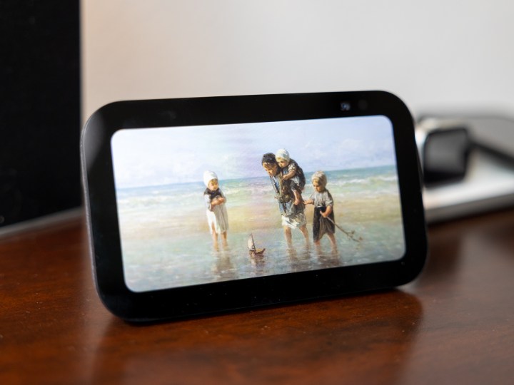 Artwork on the Amazon Echo Show 5 2023 edition.