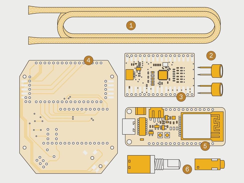 An illustration of components.