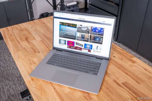 A Dell Inspiron 16 Plus 7630 laptop on a table.