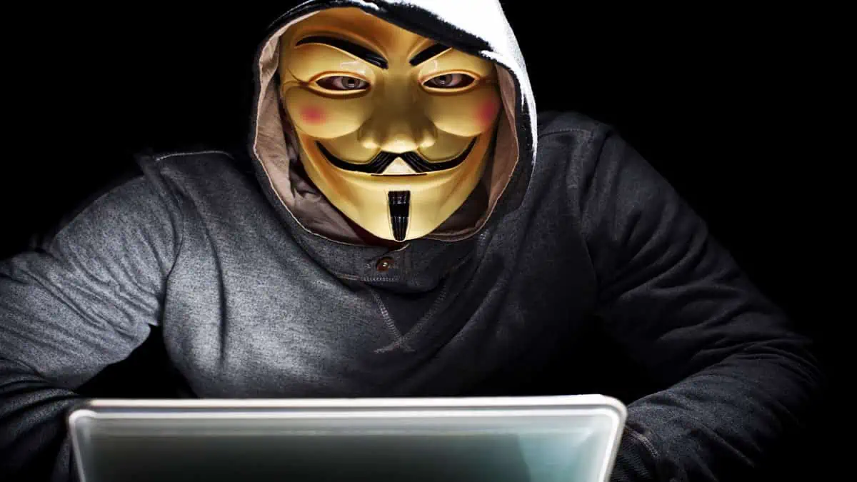 hacker with mask