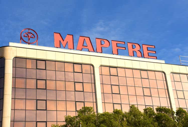 Mapfre building in Valencia. Mapfre