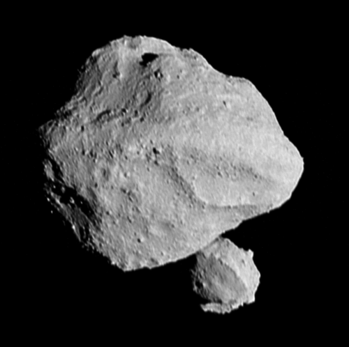 The asteroid binary captured by NASA's Lucy mission.