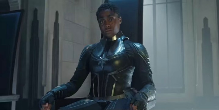 Maria Rambeau sits in a chair in Doctor Strange 2.