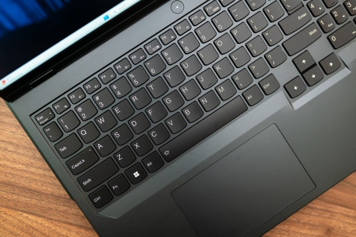 Keyboard on the Lenovo Legion Pro 5.