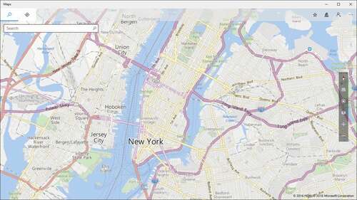 Windows Maps screenshot