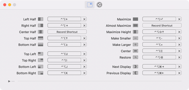 Rectangle app for macOS