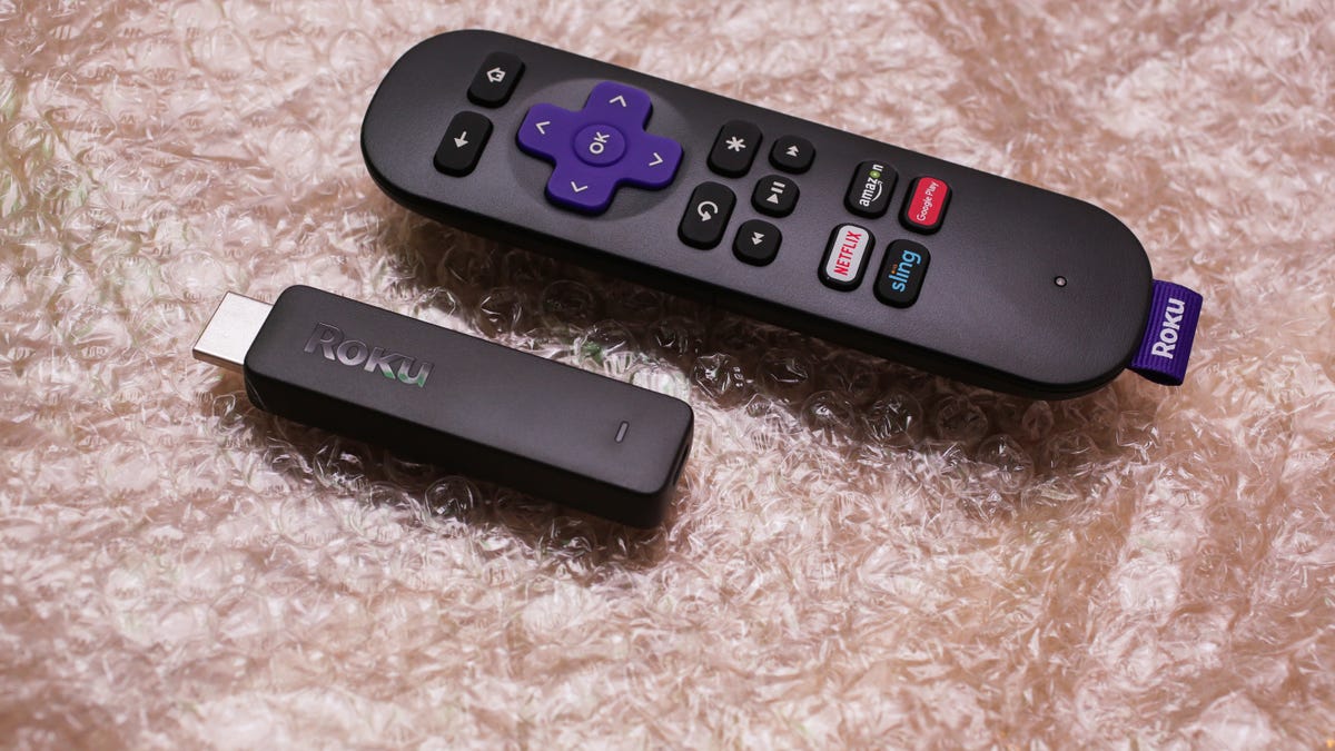 Roku stick and remote