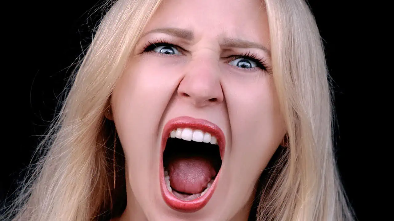 screaming woman