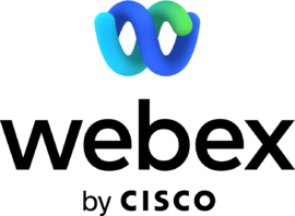 Logo for Webex.