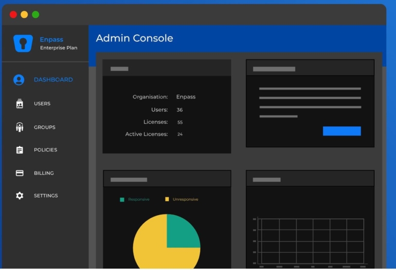 Enpass Admin Console.