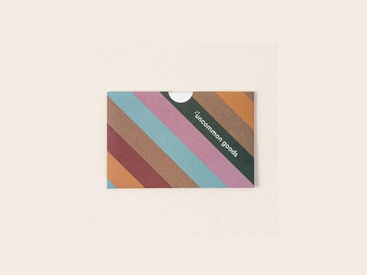 An Uncommon Goods gift card.