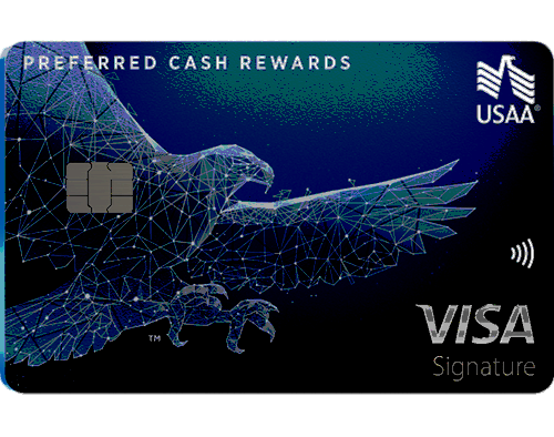 Usaa Preferred Cash Rewards Vis Signature Card Art