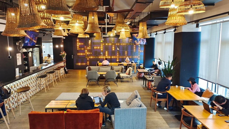 WeWork office in shanghai