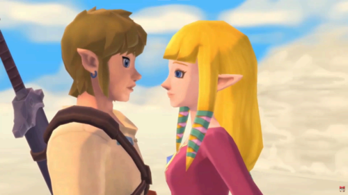 Link and Zelda in Skyward Sword