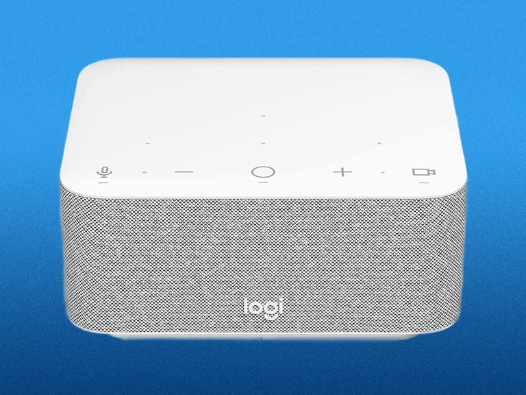 The Logitech Logi Dock is a speakerphone and laptop dock