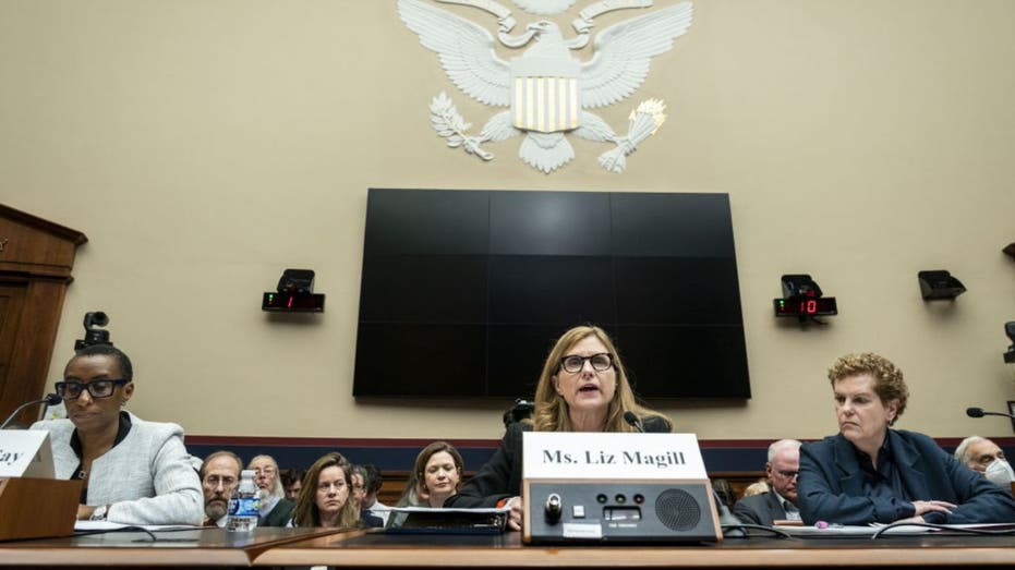 Dr. Claudine Gay of Harvard, Liz Magill of UPenn, and Dr. Sally Kornbluth of MIT