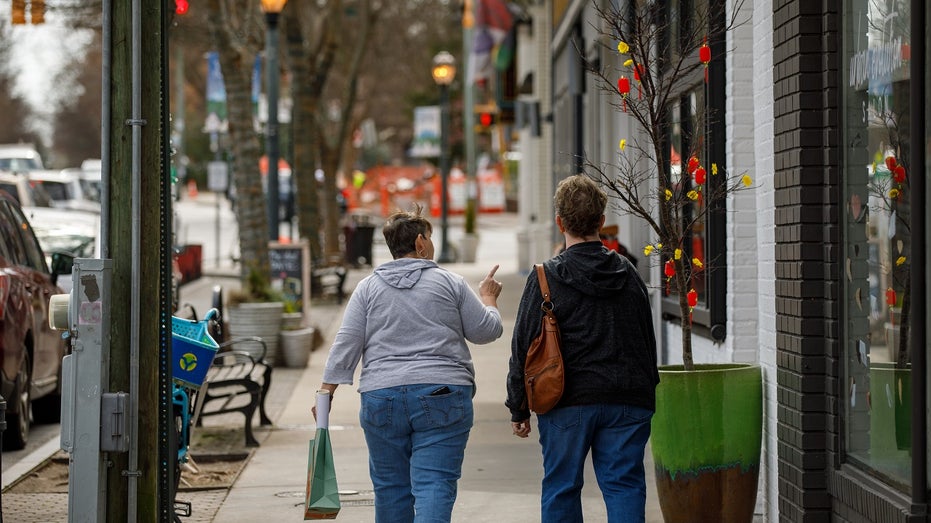 Shoppers in Atlanta, Georgia