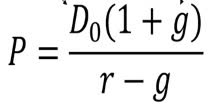 Gordon Growth Formula