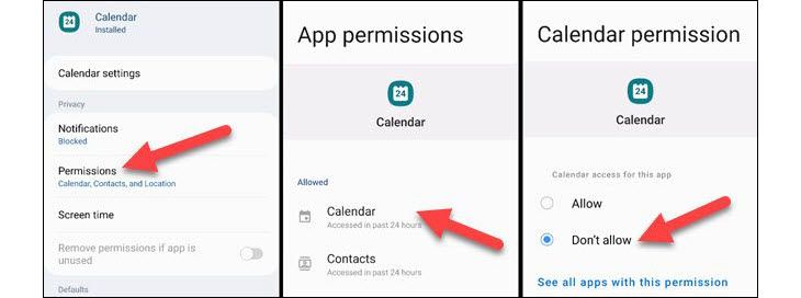 Remove all permissions.