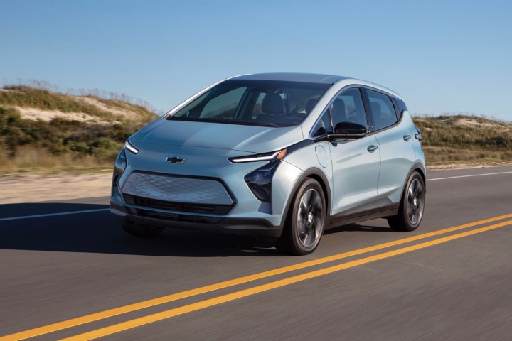 Silver Chevrolet Bolt EV