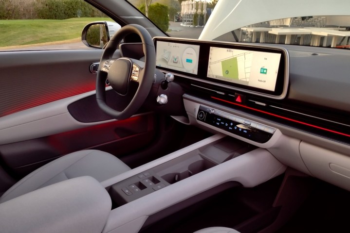 Interior of the 2023 Hyundai Ioniq 6.