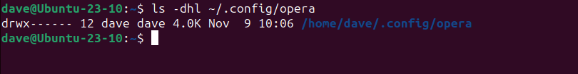 The opera config files are stored on the host computer, not in the Arch Linux Distrobox container