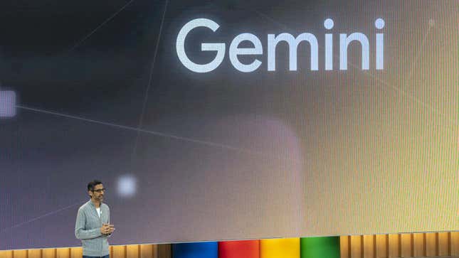 Image for article titled Google’s ChatGPT Competitor Gemini Could Preview This Week