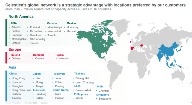 Celestica Global Network