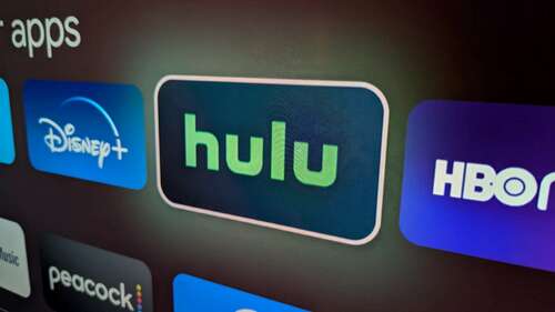 Hulu logo on a smart TV