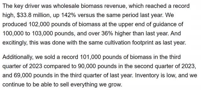 GLASF glass house brands guidance