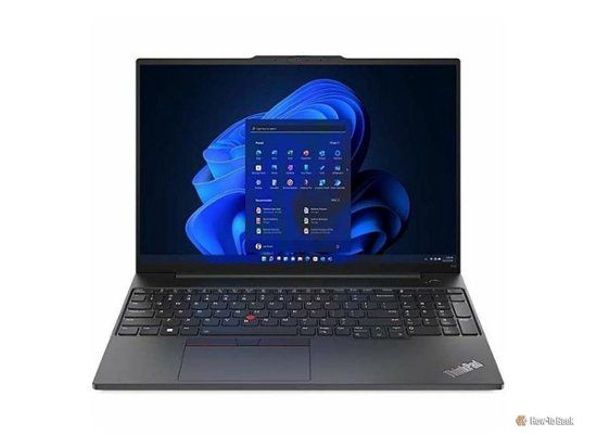 Lenovo ThinkPad E16 Gen 1 promotional image of open laptop