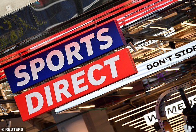 Bumper result: Frasers Group revealed pre-tax profits rose to £310.2million in the first half following robust performances at its Sports Direct and international retail businesses