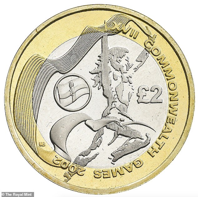 The 2002 Northern Ireland Commonwealth Games £2 is the rarest £2 coin and can sell for as much as £68