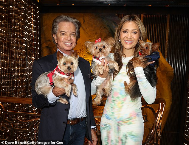 Fine dining: Richard Caring pictured with his wife, Patricia