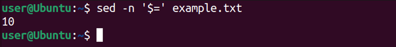 Linux terminal that displays the Linux grep command searching for a specific pattern.