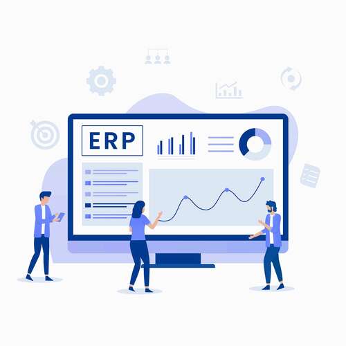 ERP infographic.