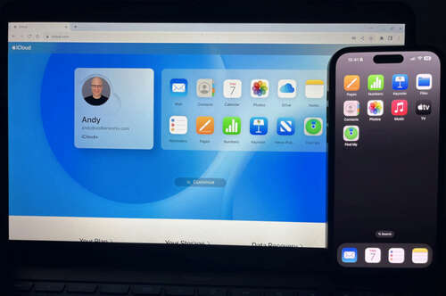 Access several Apple apps in iCloud on a Chromebook as well as on an iPhone.