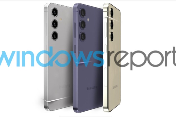 Leaked renders of Galaxy S24 series.