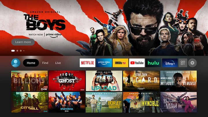 Fire TV Home Screen.