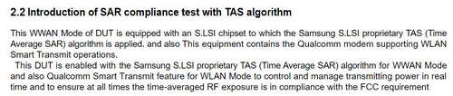 Galaxy S24 Plus Qualcomm modem FCC AA