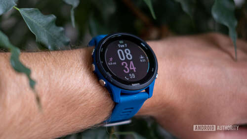 Garmin Forerunner 255 on wrist