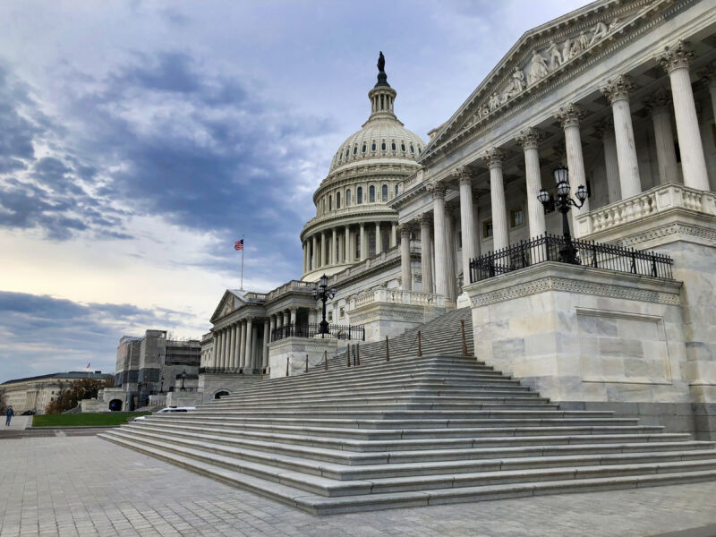 U.S. Capitol and the dome in Washington, DC